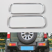 YAQUICKA Fit For Suzuki Jimny 2007-2015 Car Rear Bumper Back Trunk Fog Light Lamps Frame Trim Decoration Styling ABS 2024 - buy cheap