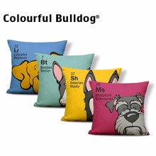 Cavalier King Charles Spaniel Cushion Cover Dog Pillow Case Schnauzer Bulldog  Table Beds Toss Pillow Small Polyester Dropship 2024 - buy cheap
