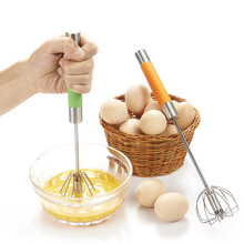 Manual Whisk Egg Beater Stainless Steel Mini Egg Beater Mixer Shaker Rotary Hand Mixer Egg Beaten 2024 - buy cheap