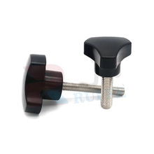 2Pcs M6 Stainless Steel Triangle handle screws Plastic head Hand Screw Arc Knob bolt Length 40mm-90mm 2024 - buy cheap