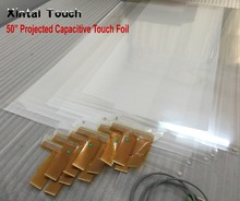 Lámina interactiva Xintai Touch de 50 pulgadas, película táctil de 10 puntos con cola inferior/lámina táctil de cola lateral 2024 - compra barato
