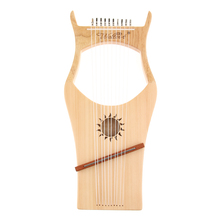 Tooyful изысканный 10 струн Lyre Harp Harfe Arpa с настройкой сумки для хранения ключей Струны для очистки ткани струнный инструмент 2024 - купить недорого