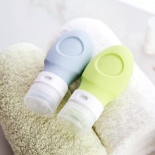 Hot Sale Empty Silicone Travel Packing Press My Bottle for Lotion Shampoo Bath Container Two Color Drop Shipping 2024 - buy cheap