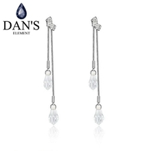 DAN'S Real Austrian Crystals  Fashion Stud Earrings for women Sales #84592 2024 - buy cheap
