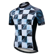 2019 Cycling Jersey Men Bike Jerseys Bicycle Tops pro Team Ropa Ciclismo mtb Mountain Shirt cycle jersey short sleeve White 2024 - buy cheap
