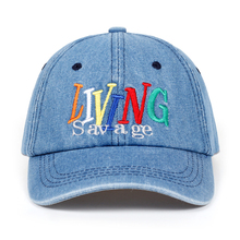 2018 new Brand Letter LIVING savage Snapback Cap Cotton Baseball Cap For Men Women Adjustable Hip Hop Dad Hat Bone Garros 2024 - buy cheap