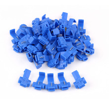 50PCS Insulated Quick Splice Scotch Lock 16-14 AWG Connectors Electrical  Wire Cable Crimp Terminals Blue 2024 - buy cheap