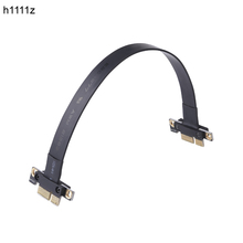 NEW Add On Card PCIE Riser PCI E Express PCI-E 1X to 1X Riser Card Extender Ribbon Converter Adapter Extension Cable 24CM for PC 2024 - buy cheap