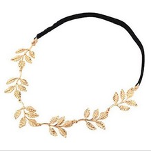 Chic Elegant Women Girls Retro Vintage Hollow Leaf Elastic Hair Band Headband jwd09 2024 - buy cheap