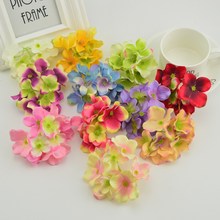 10Pcs Silk Hydrangea Door Lintel Artificial Flowers for Needlework Home Wedding Car Accessories Party Decoration Fake Rose Petal 2024 - buy cheap