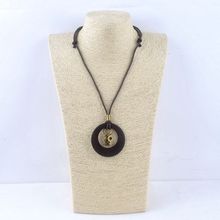 New maxi necklace Vintage necklaces pendants Women Jewelry colar Wood Pendant collier collares sailor moon choker necklace MJT 2024 - buy cheap