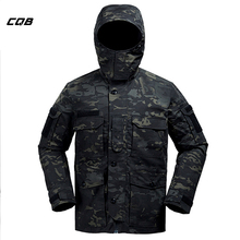 CQB Outdoor Sports Camping Tactical Military Men's Camouflage Jacket Water Repellent Windproof Coat for Fishing Hunting 2024 - buy cheap