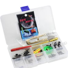 Fishhooks Set Swivels Space Beans Lead Sinker Fishing Rod Stoppers Fishing Float Accessories Sicssors Fishing Tackle Box 6 Sets 2024 - buy cheap