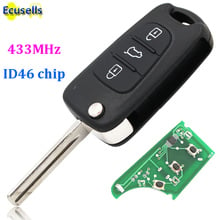3 buttons 433mhz ID46 CHIP Folding flip Remote key fob for Kia Rio Ceed Cee'd CeedPro Picanto Sportage for CE0682 models TOY40 2024 - buy cheap