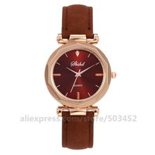 100pcs/lot Fashion Women Leather Casual Watch Luxury Analog Quartz Crystal Wristwatch Casual Clock Ladies Wrist Watch Wholesale 2024 - buy cheap