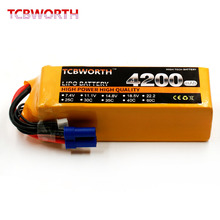 TCBWORTH RC LiPo Battery 22.2V 4200mAh 30C 6S for Airplane Quadrotor Helicopter Drone Remote Control Battery LiPo 6S High Power 2024 - buy cheap