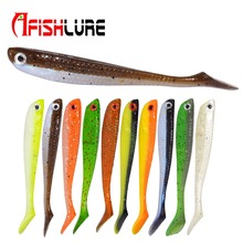 10pcs Paddle T Tail Soft Worm Fishing 75mm2.8g Shads Soft Lures Silicone Bass Minnow Bait Swimbaits Plastic Lure Pasca AR41 2024 - buy cheap