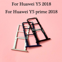 Bandeja Sim para Huawei Y5 2018/para Huawei Y5 prime 2018 / Y5 lite 2018, Soporte para tarjeta Micro SD, piezas de ranura, adaptador de tarjeta Sim 2024 - compra barato