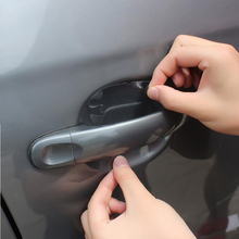10pcs Universal Invisible Car Door Handle Scratches Automobile Shakes Protective Vinyl Protector Films Car Handle Protection 2024 - buy cheap