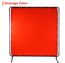 Fire Proof Flame Retardant Welding Shield Translucent Anti UV Anti-UV Vinyl Welding Curtain Screens 2024 - buy cheap