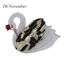 Pin de broche de cisne Vintage para mujer, broches de cisne a la moda, joyería Dcnovember 2024 - compra barato