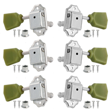 Electric Guitar Vintage Deluxe String Tuners Machine Heads 3x3 Chrome Tuning Pegs Keys 2024 - buy cheap