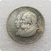 Moedas comemorativas 1923-s melhora a cópia do meio dólar moeda comemorativa-moedas réplicas de moedas colecionáveis 2024 - compre barato
