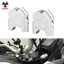 Abrazadera de montaje para manillar de motocicleta, accesorios CNC de aluminio para Benelli TRK 502 TRK502 2016 2017 16 17, abrazaderas de extensión 2024 - compra barato