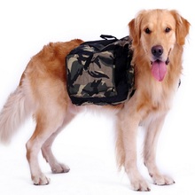 Outdoor large dog bag carrier Backpack Saddle Bags Camouflage big dog travel Carriers for Hiking Training pet carrier product 2024 - buy cheap