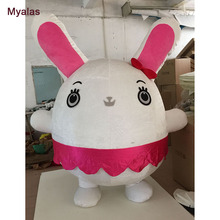 Inflatable Easter Rabbit Costume And Halloween Costume Customize For 1.6m To 1.75m Adults Mascot Costume Bunny Mascot Costume 2024 - buy cheap