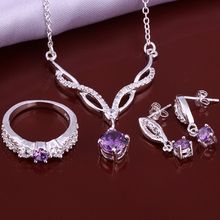 LKNSPCS643 925 sterling silver jewelry set, fashion jewelry set Earring 510 Necklace 532 Ring 400-8  /dgyalyfa dsqamjxa 2024 - buy cheap