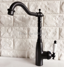 Torneira giratória 360 para cozinha e banheiro, torneira preta em bronze esfregado com água fria e quente tnf370 2024 - compre barato