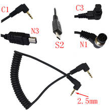 2.5mm Remote Shutter Release Cable Connecting Cord C1 C3 N1 N3 S2 For Canon Nikon Sony Pentax 2024 - buy cheap