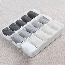 1pcs household socks briefs can be stacked trapezoid plastic storage box desktop drawer type socks box 26*5.8*19cm 2024 - buy cheap