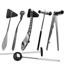 Medical Diagnostic Taylor Wartenburg Pinwheel Babinski Queen Square Ergonomic Neurological Tendon Percussor Reflex Hammer 2024 - buy cheap