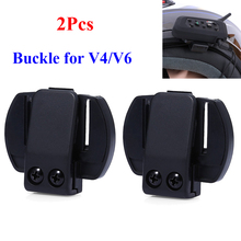 2Pcs/Lot V6 Clip Bracket Suitable for V6 V4 Motorcycle Bluetooth Multi Interphone Headset Helmet Intercom Holder Buckle 2024 - buy cheap