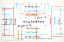 Акустическая/Классическая/электрическая гитара, бас струна тон, линейка, измеритель натяжения струн, экшн-карта, измерительный инструмент для гитары, бесплатная доставка 2024 - купить недорого