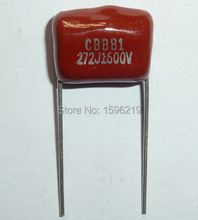 50pcs CBB capacitor 272 1600V 272J 1.6KV 2700pF 2.7nF P15 CBB81 Metallized Polypropylene Film Capacitor 2024 - buy cheap