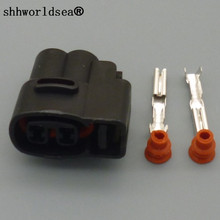 Shhworldsea-conector de bobina de ignição para injetor de combustível, conector fêmea, 2 pinos, 2.0mm, para kia 2024 - compre barato