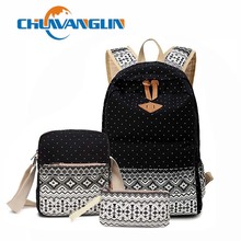 Chuwanglin à moda lona mochilas portátil feminino bagpack impressão mochila feminina sacos de escola para meninas bonito bookbags zdd8263 2024 - compre barato