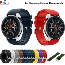 Correa de silicona para reloj Samsung Gear S3 Classic/Frontier, pulsera deportiva para Huami Amazfit Stratos 3, 46mm 2024 - compra barato