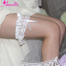 1Pc Fashion Sexy Garter Lace Bowknot Bridal Leg Garters Belt Suspender Wedding Girl Accessories Supplies 2024 - buy cheap
