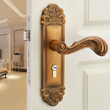 Bearing Antique Door Lock European Door Lock Bronze Classic Interior Bedroom Handle Lock 2024 - buy cheap