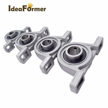 Bloque de rodamiento de bolas de aleación de Zinc, soporte montado KP08 KP000 KP001 KP002, diámetro de 8mm, 10mm, 12mm, 15mm, 2 uds. 2024 - compra barato