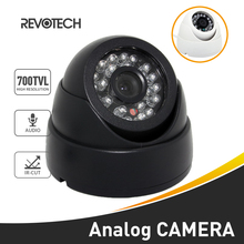 Аудио 700TVL 24 светодиодный ИК Sony Effio-E CCD / CMOS CCTV камера ночного видения купольная камера для помещений 2024 - купить недорого