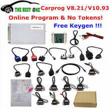Free Keygen Online Carprog V8.21 V10.93 Full Set Auto Repair Tool Car Prog 8.21 10.93 Airbag Reset/Radio Code/ECU Programmer 2024 - buy cheap