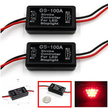 Controlador de Flash estroboscópico para coche, módulo intermitente Voor, lámpara LED Rem Brakev de 12-24V, 2019 GS-100A 2024 - compra barato