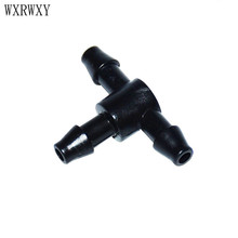 wxrwxy garden irrigation tee  1/4" tee barb Tee connector barbed 1/4" garden hose splitter 4/7 fog connector 200 pcs 2024 - buy cheap