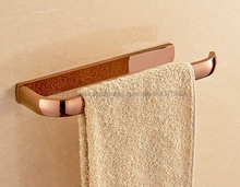 Luxury Rose Gold Brass Towel Ring Towel Holder Bath Towel Bar Bathroom Accessories Home Decoration Nba868 2024 - buy cheap