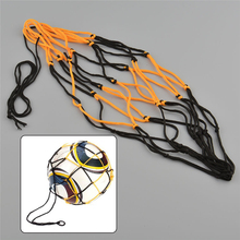 Outdoor Durable Standard Black&Yellow Nylon Net Bag Ball Carry Mesh for Volleyball Basketball Football Soccer Multi Sport Game 2024 - buy cheap